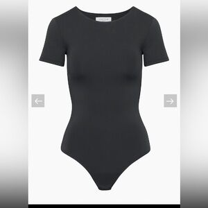 Aritzia Contour Crew Shortsleeve Bodysuit in Admiral